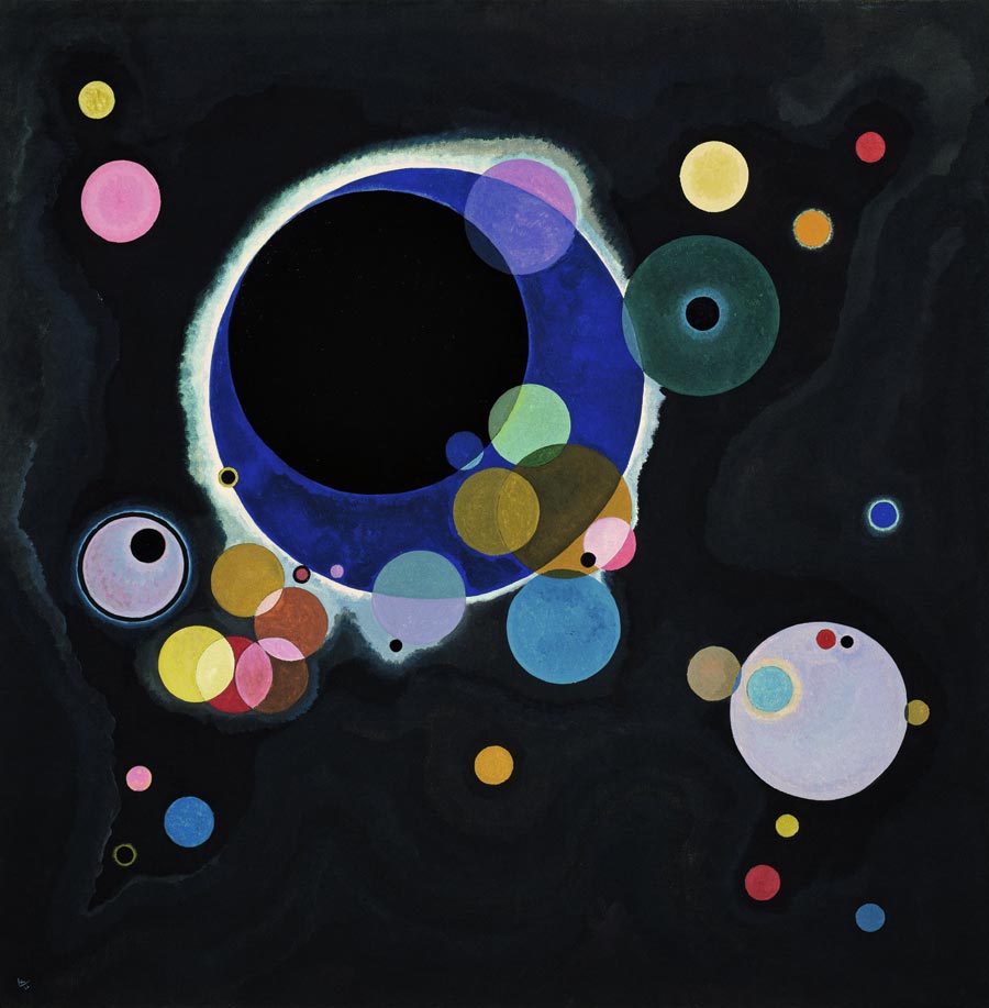 Wassilly Kandinsky - Several Circles